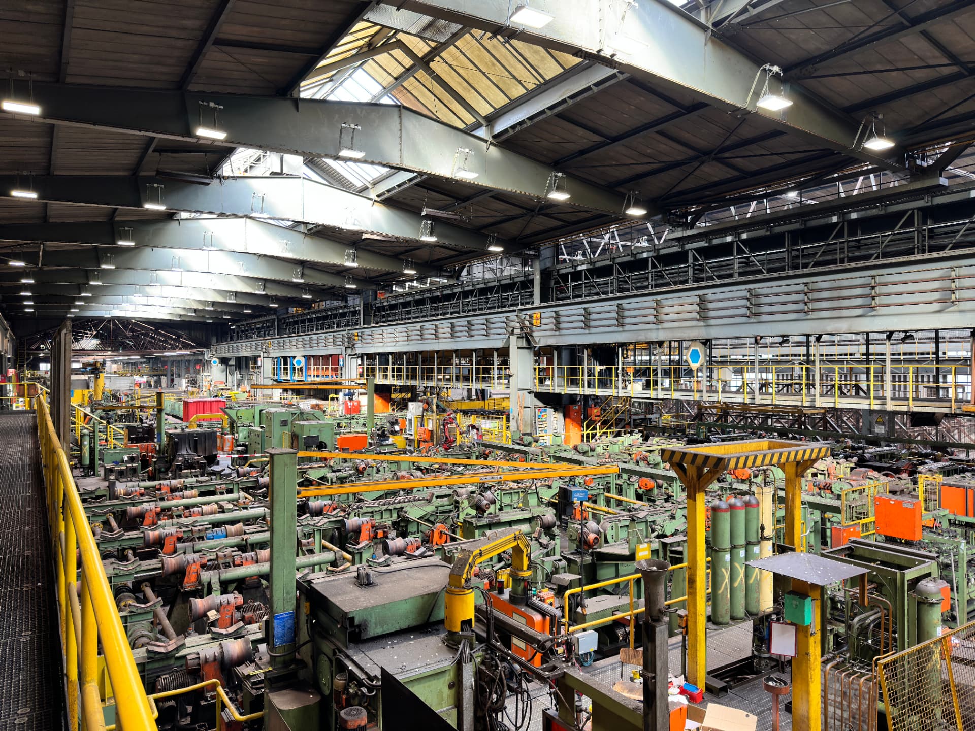 Rolling mill production line